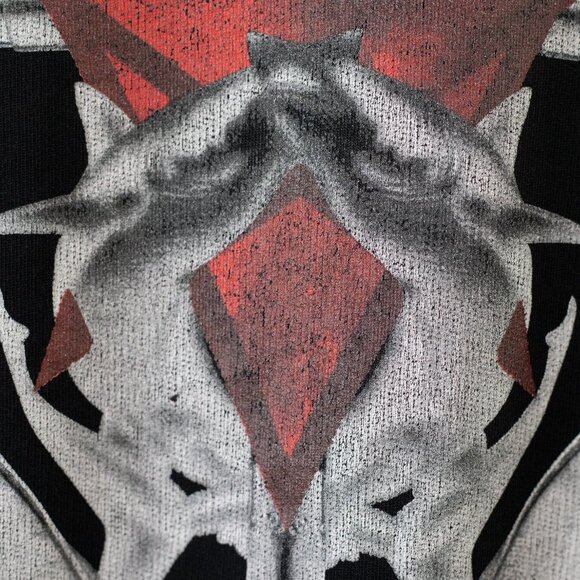 Givenchy Paris Men's Black Graphic Sweatshirt Size M Rare HTF Graphic Star Shark - Picture 8 of 10